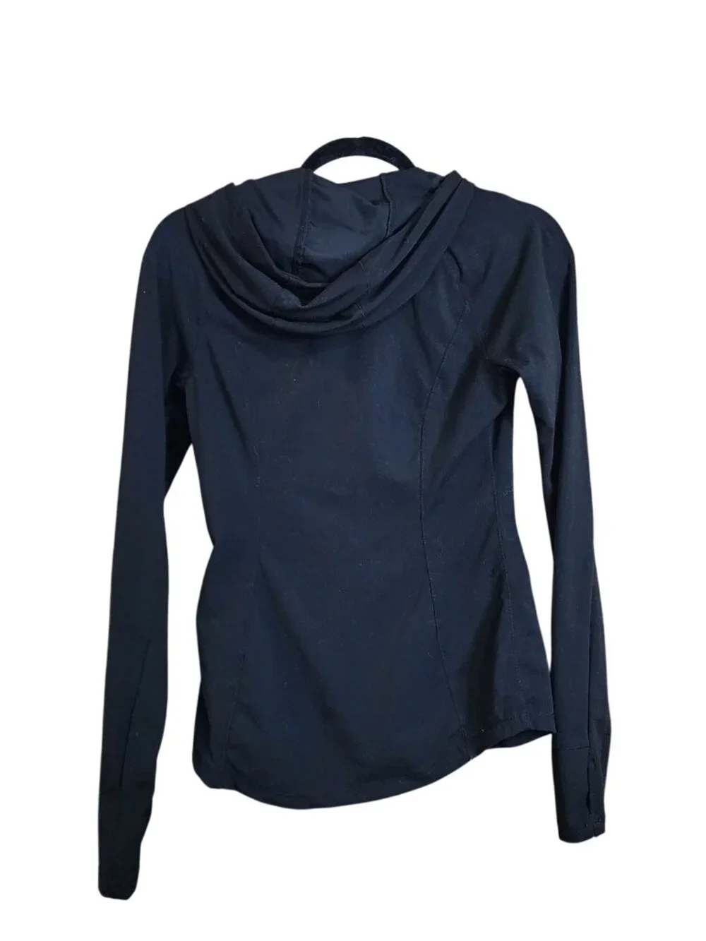 Yogalicious Slim Fit Long Sleeve Full Zip Up Hoodie Jacket Womens Size XS - Picture 3 of 4